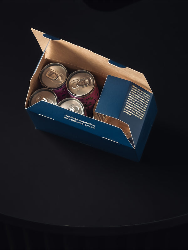 Giftbox and Crystal-Cut Rocks Glass