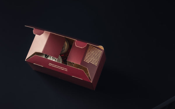 Giftbox and Crystal-Cut Rocks Glass